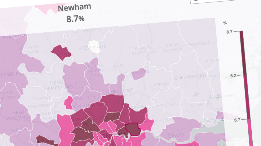 proportion of people who don't speak good english