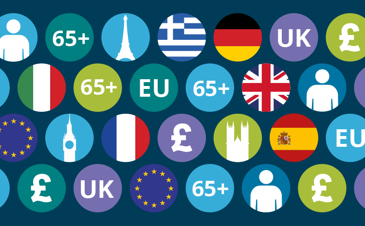 Pensioners in the UK and EU