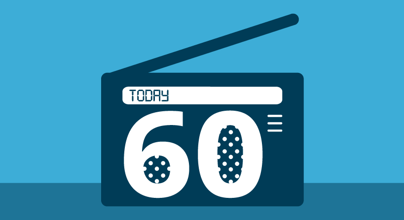 Feature image showing a digital radio with Today 60 on it